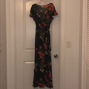 Patrons of Peace Green Floral Maxi dress